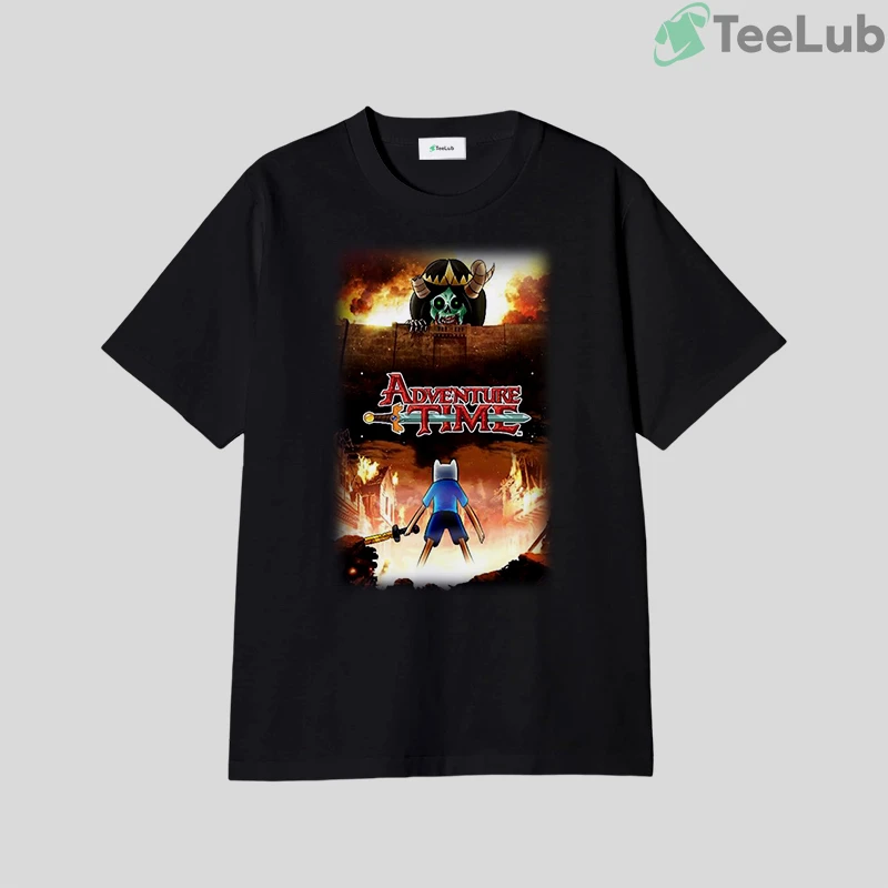 adventure time attack on titan shirt
