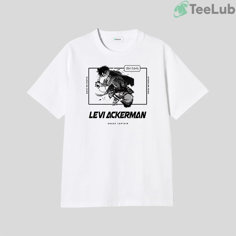 attack on titan levi ackerman t shirt
