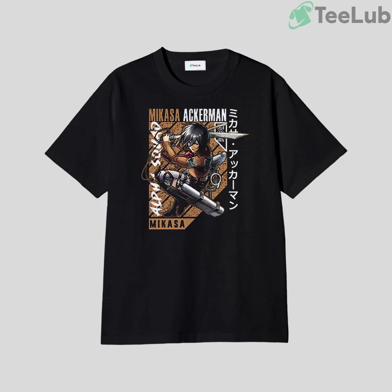 attack on titan mikasa t shirt