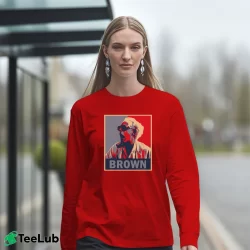 Women’s Back To The Future Doc Brown Long-Sleeve Top in red | Sleek, Versatile, All-Season