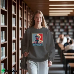 Women’s Back To The Future Doc Brown Relaxed Sweatshirt in charcoal | Soft, Laid-Back Vibe