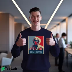 Men’s Back To The Future Doc Brown Crewneck Sweatshirt in navy | Cozy Fabric, Clean Style