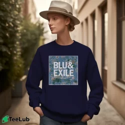 Women’s Blu And Exile Dancing In The Rain Relaxed Sweatshirt in navy | Soft, Laid-Back Vibe
