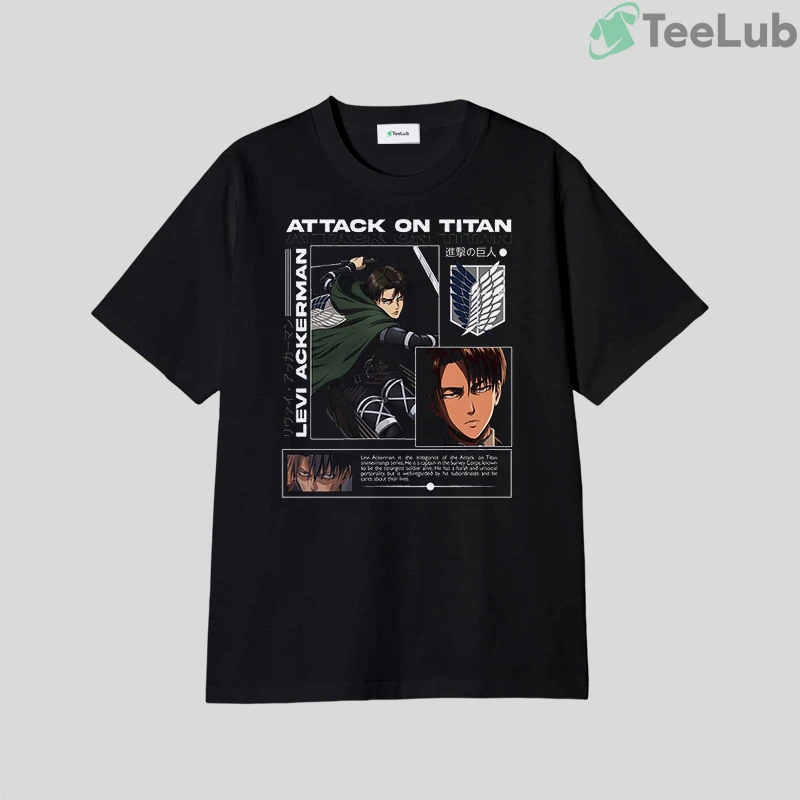 captain levi attack on titan shirt