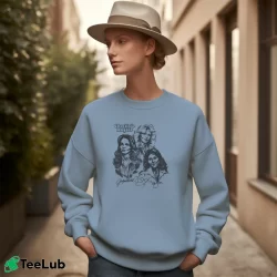 Women’s Charlie's Angels Classic TV Series Relaxed Sweatshirt in light blue | Soft, Laid-Back Vibe