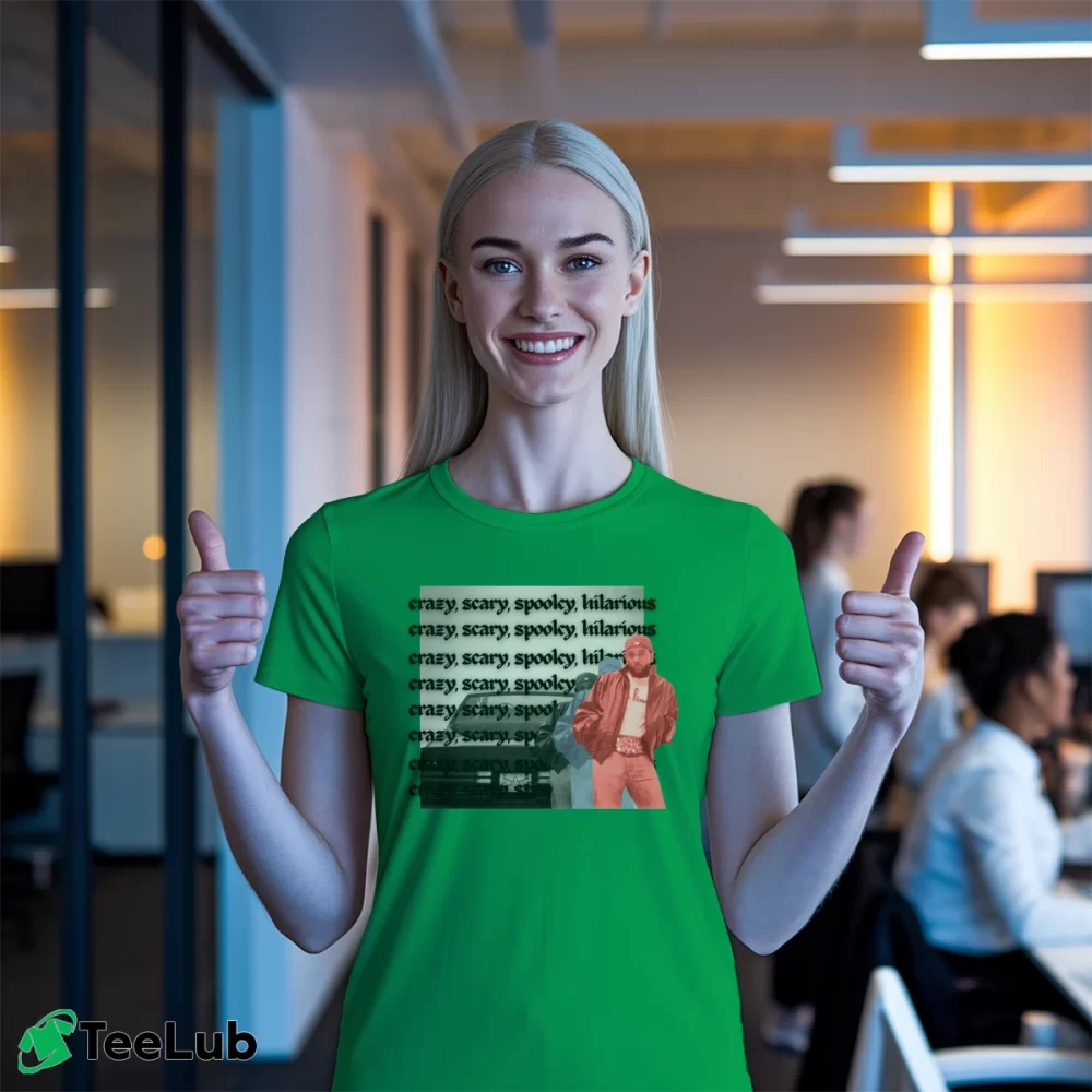 Women’s Kendrick Lamar GNX Crazy Scary Spooky Hilarious Signature T-Shirt in irish green | Soft, Flattering Fit