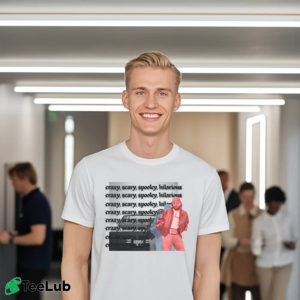 Men’s Kendrick Lamar GNX Crazy Scary Spooky Hilarious Classic T-Shirt in white | Soft, Breathable Everyday Wear