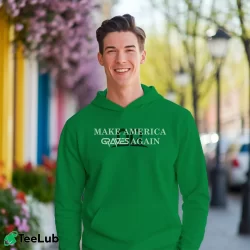 Men’s Make America Graves Again Pullover Hoodie in irish green | Cozy, Durable, Modern Fit