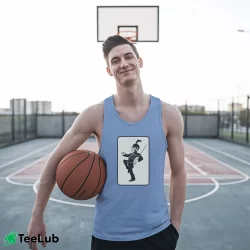 Men’s My Chemical Romance The Black Parade Tank Top in light blue | Breathable, Active-Friendly Design