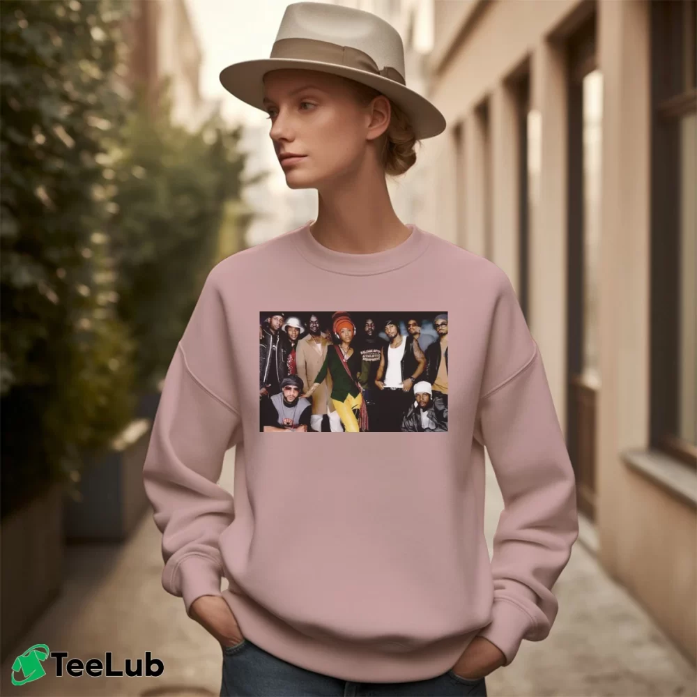 Women’s the soulquarians neo soul collective Relaxed Sweatshirt in light pink | Soft, Laid-Back Vibe